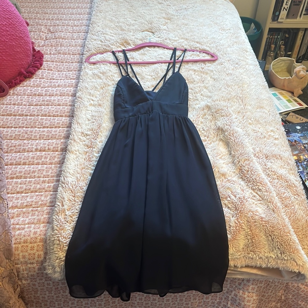 Dark blue Jump Apparel dress. Size 5/6. In good condition. Only worn once.